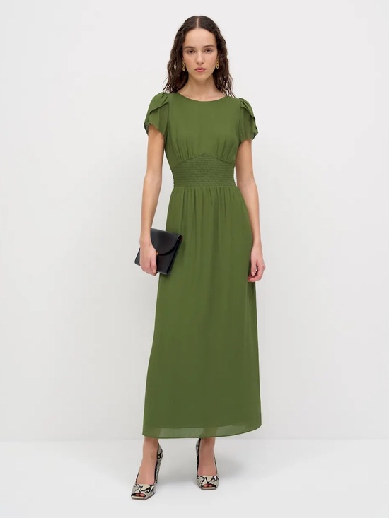 Reformation Dresses & Skirts - Reformation Drusilla Dress in Moss Size 8